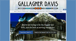 Desktop Screenshot of gallagherdavis.com